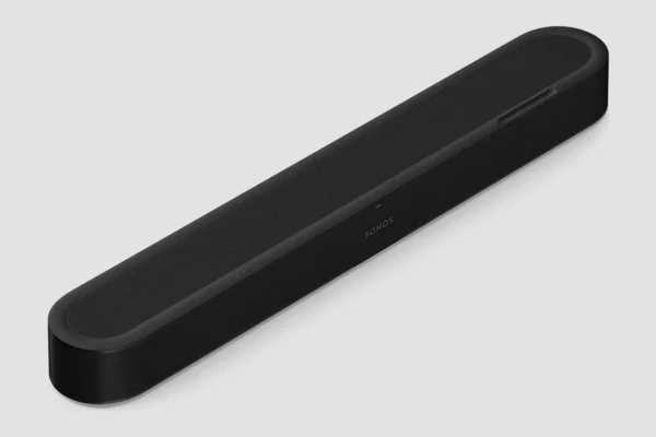 Sonos Beam Ultra, zwart, schuin vooraanzicht