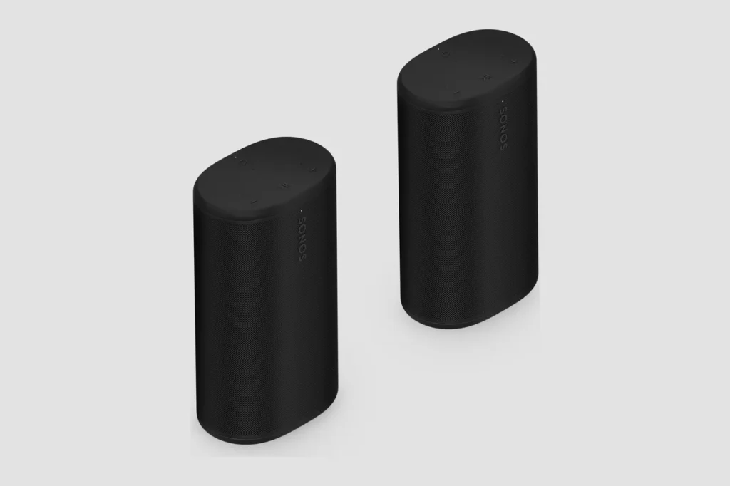 Twee Sonos Play-speakers in zwart