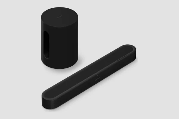 Entertainmentset met Sonos Beam Ultra en Sub Mini, zwart