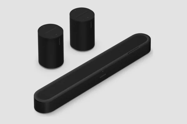 Surroundset met Sonos Beam Ultra en twee Era 100, zwart