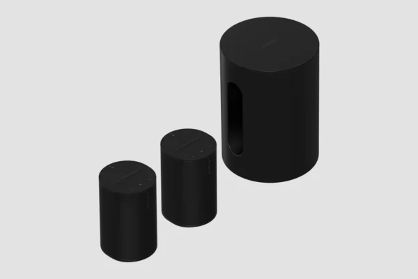 Home cinema-aanvulset met Sonos Sub Mini en twee Era 100, zwart